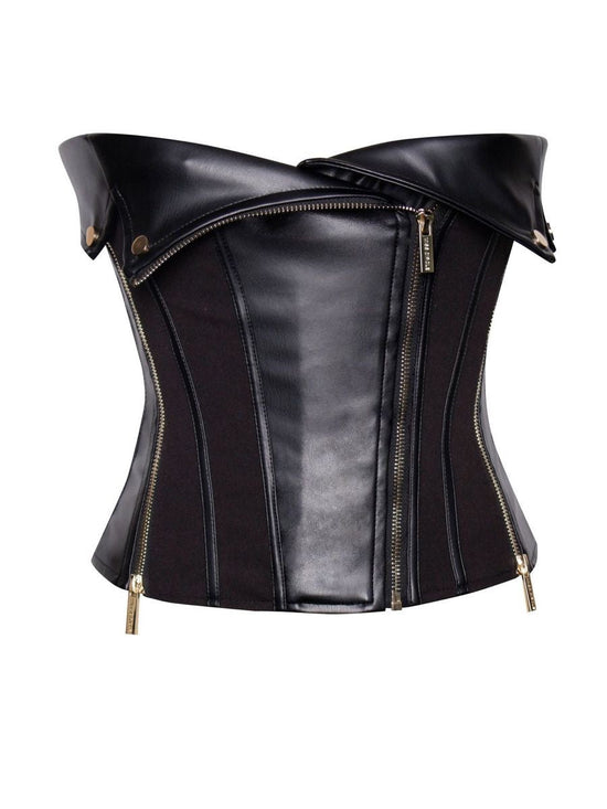 LEATHER TOP