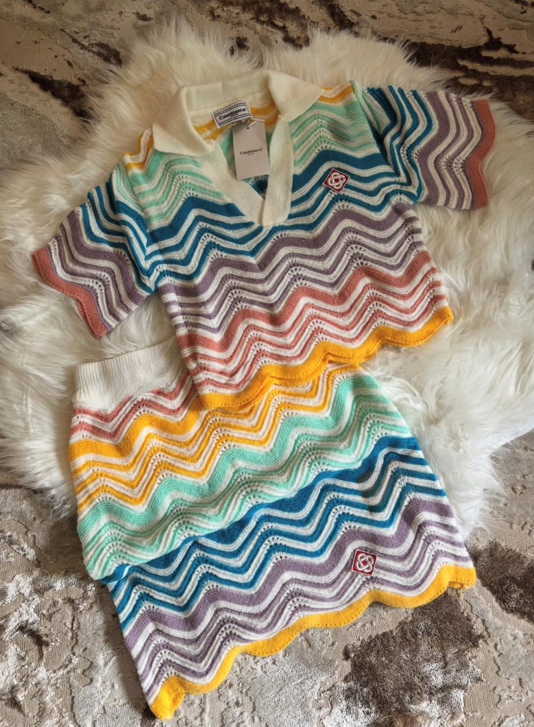 C two piece pastel