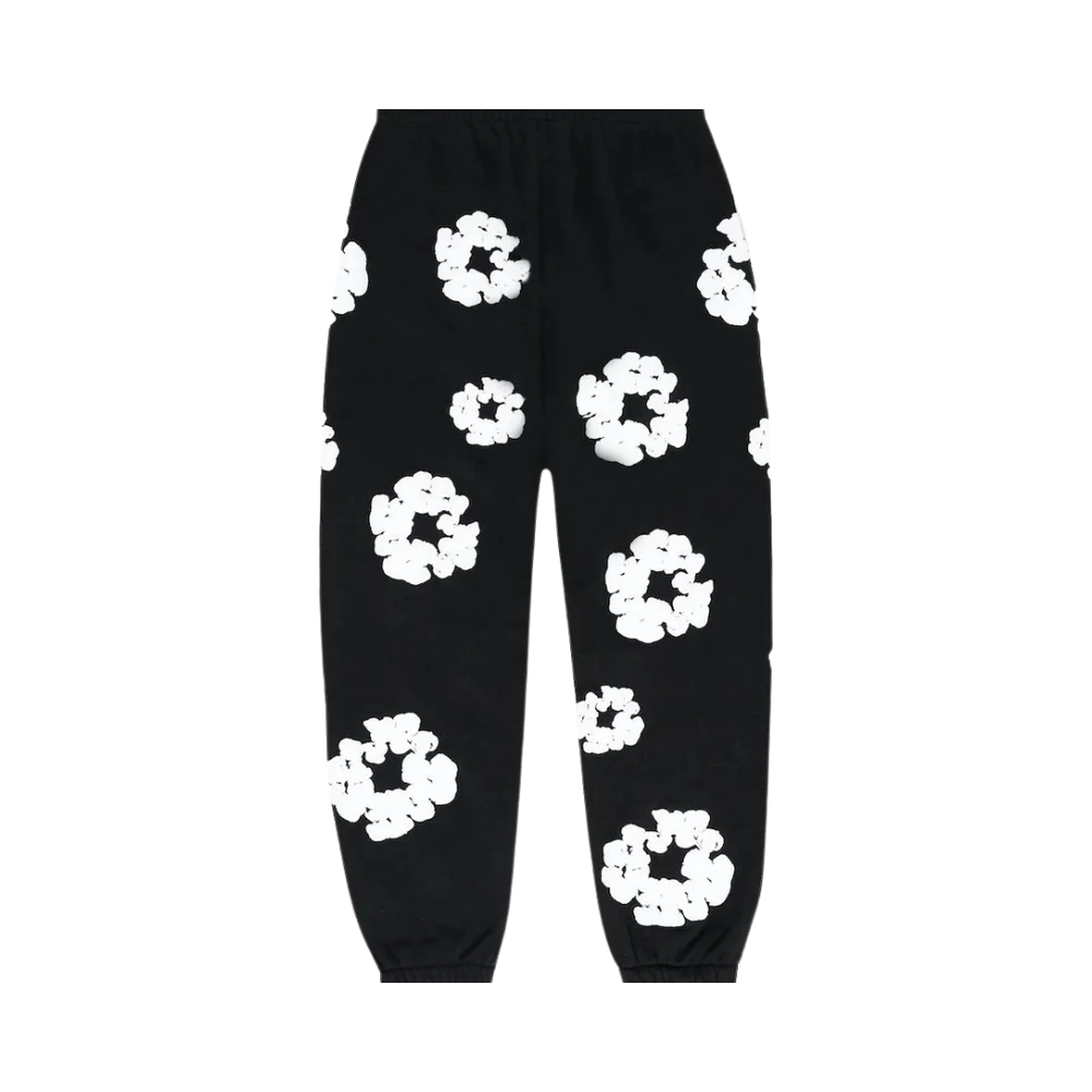 DT THE COTTON WREATH SWEATPANTS BLACK