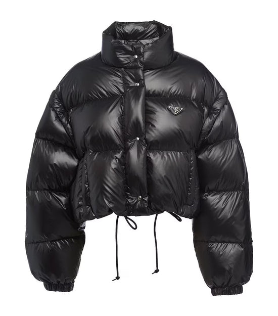 P SHINY JACKET BLACK