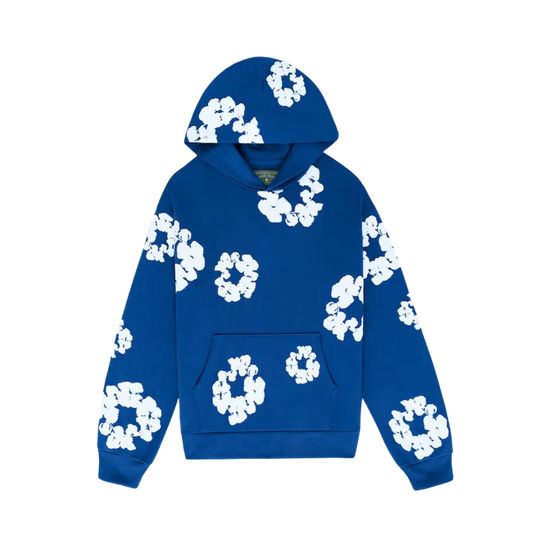 DT THE COTTON WREATH HOODIE ROYAL BLUE