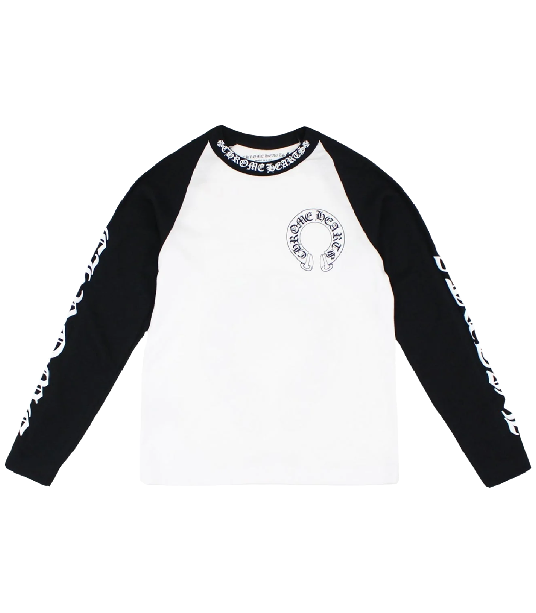 CH LONGSLEEVE WHITE BLACK