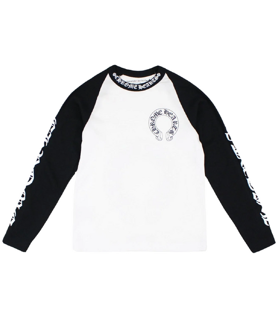 CH LONGSLEEVE WHITE BLACK