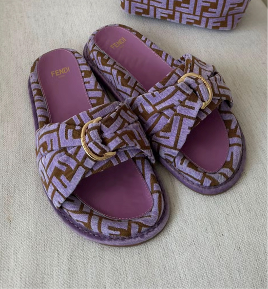 F SANDALS PURPLE
