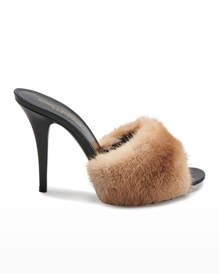 SL FLUFFY HEELS