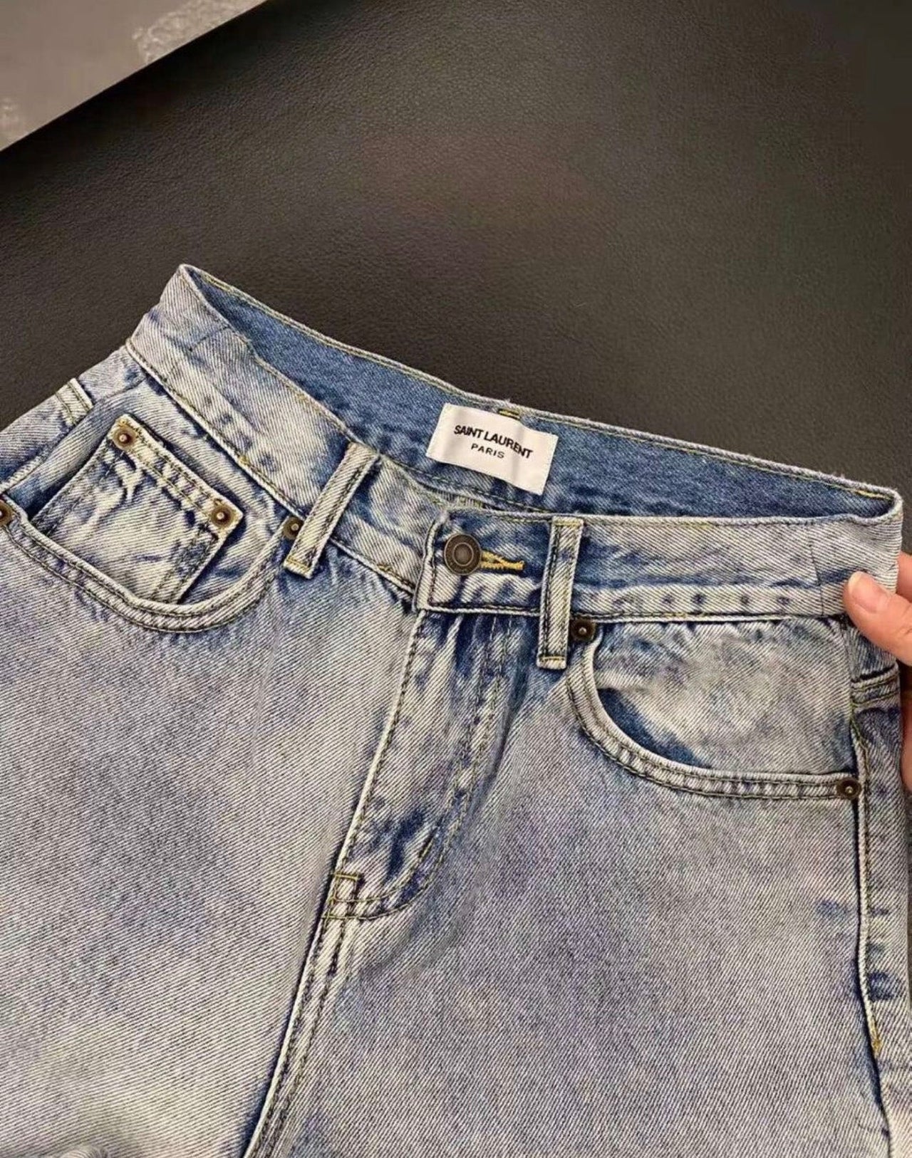 YSL pocket jeans