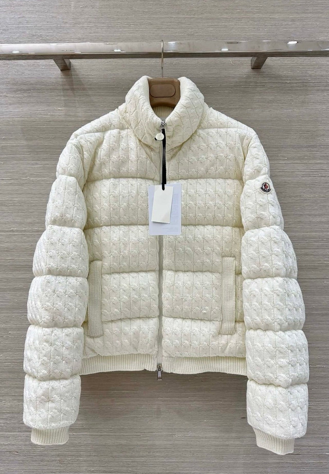 M KNIT COTTON JACKET