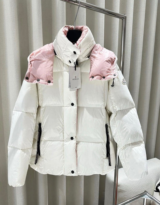 M white pink coat