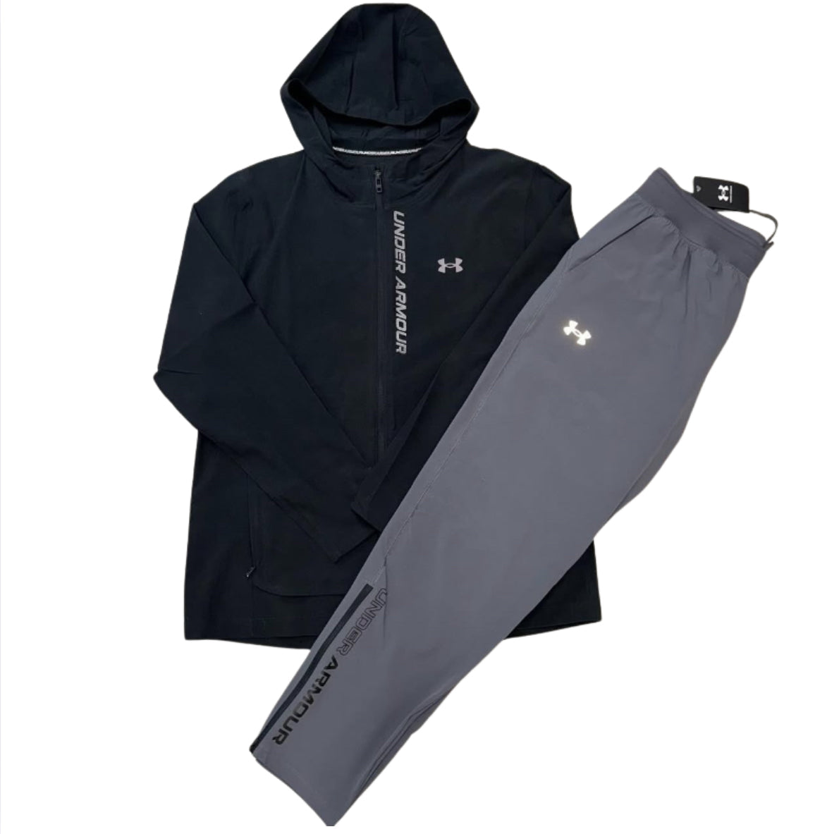 UA TRACKSUIT BLACK GREY